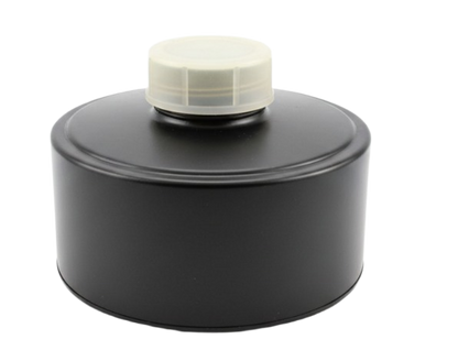 Israeli Civil Defense 40 mm NATO NBC filter - easy breathing, factory-sealed, CBRN-rated
